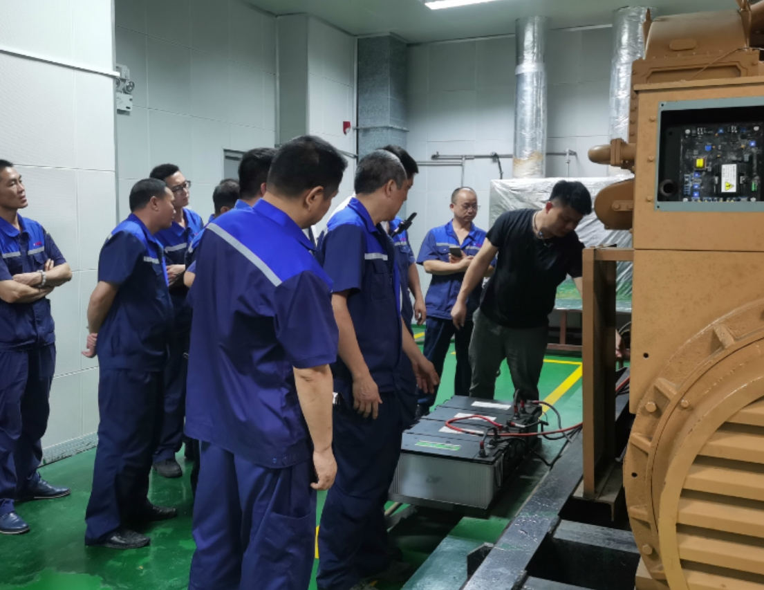 珠海中珠物業(yè)集團(tuán)組織開展柴油發(fā)電機(jī)技能培訓(xùn)